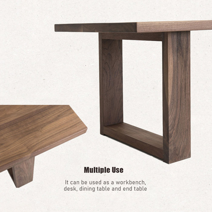 Loon Peak® Emmilynn Solid Wood Dining Table Wayfair